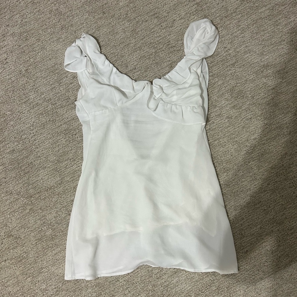 White fox white dress!